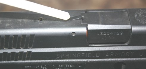 Loaded Chamber Indicator Springfield Armory XD-40